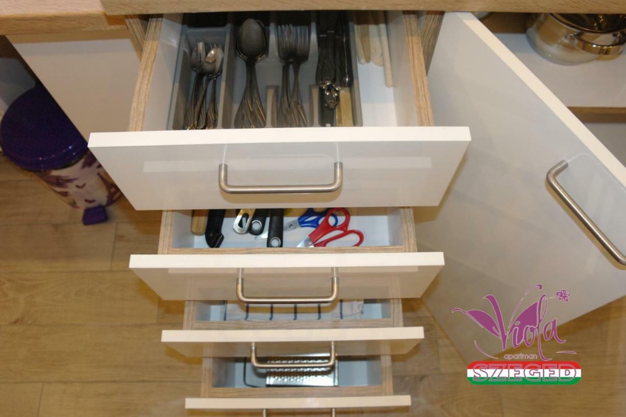 Viola Apartman With Infra Sauna Lägenhet Szeged Exteriör bild