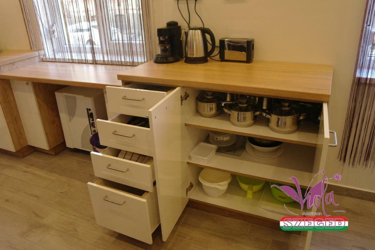 Viola Apartman With Infra Sauna Lägenhet Szeged Exteriör bild